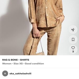 Rag & Bone Women's Camel Trousers